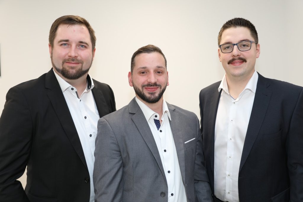 Die drei Geschäftsführer der Konzept3 IT GmbH