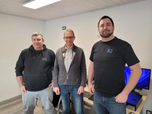 Besuch vom IHK Prüfer zur Freigabe von Konzept3 IT als zugelassener Ausbildungsbetrieb.