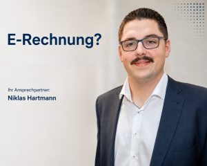 Niklas Hartmann, GF und Spezialist für E-Rechnungen, Steuerbüros und Kanzleien.