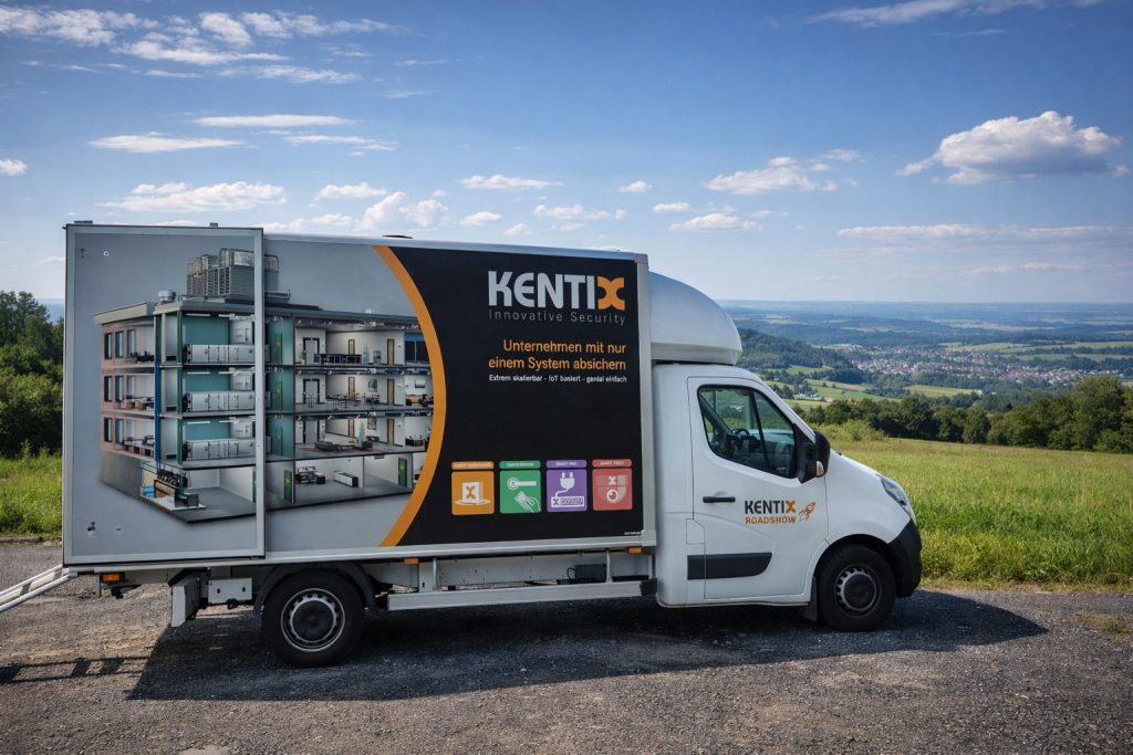 Der Kentix Showtrack mit allen Lösungen zum Anfassen am Bord.