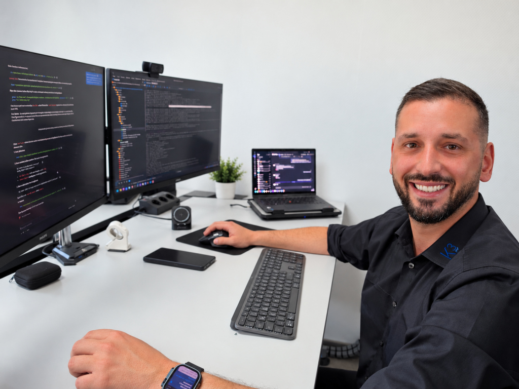 Qendrim Sallauka, Geschäftsführer der KONZEPT3 IT GmbH im Westerwald, ist Spezialist für IT-Infrastruktur, Netzwerk und Security.